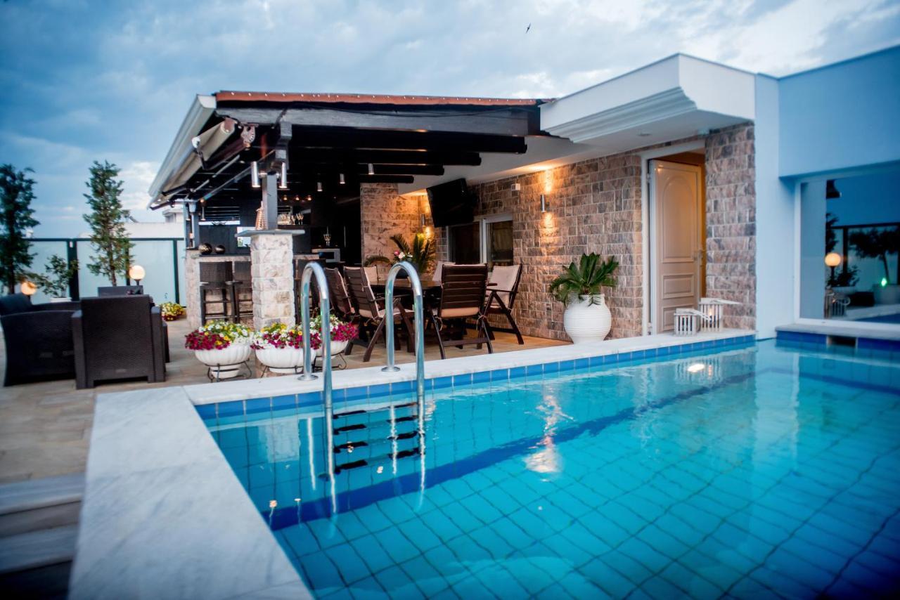 Ferienwohnung Luxury Penthouse With Private Pool Preveza Exterior foto