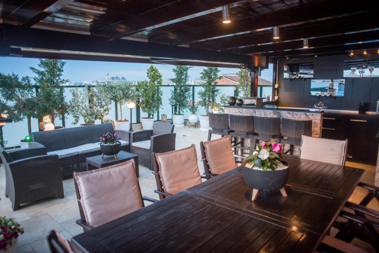 Ferienwohnung Luxury Penthouse With Private Pool Preveza Exterior foto
