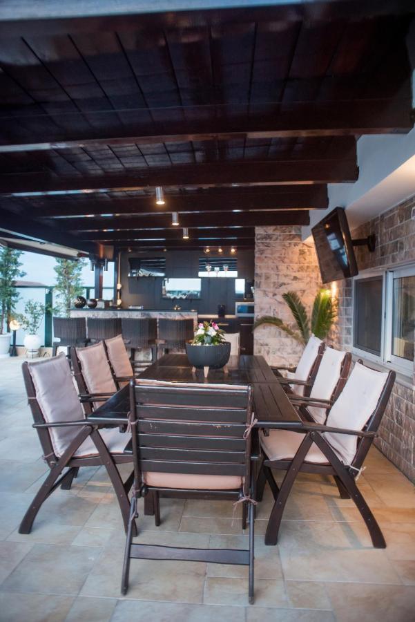 Ferienwohnung Luxury Penthouse With Private Pool Preveza Exterior foto